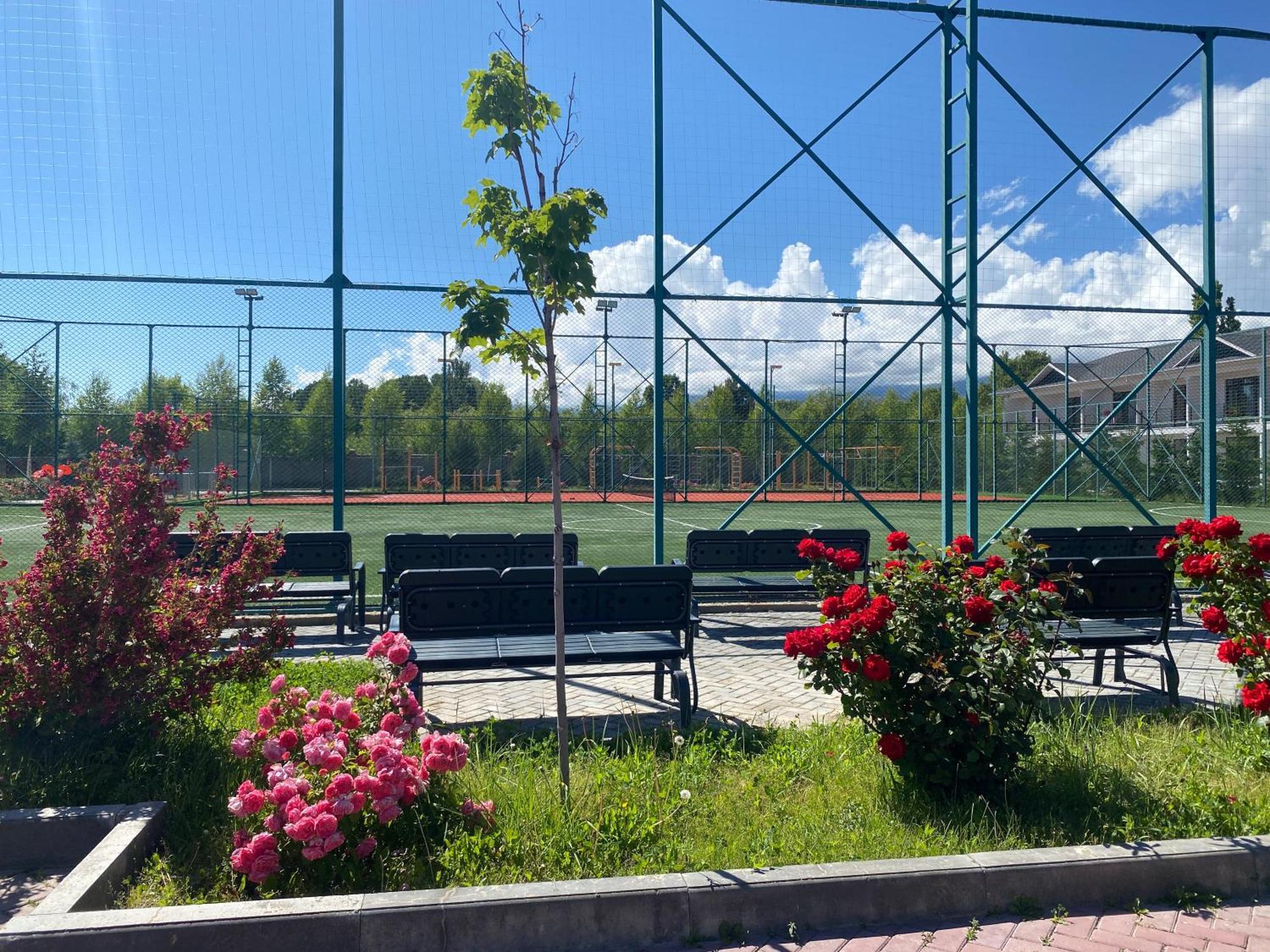 Таунхаус В Baytur Resort Bosteri Exteriör bild
